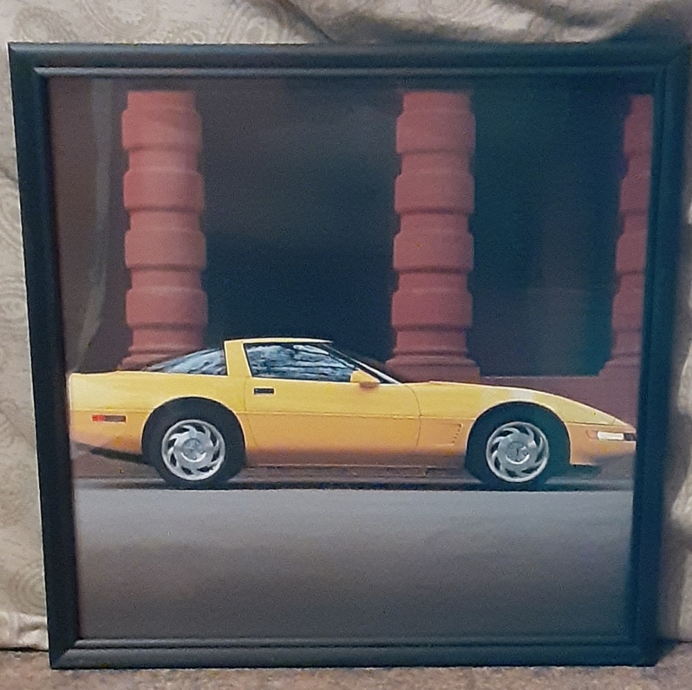1995 Chevrolet Corvette ZR1 12" x 12" Framed Wall
